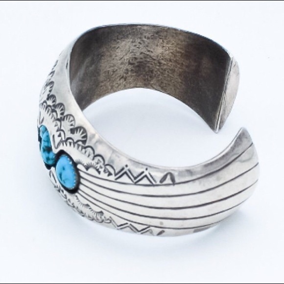 Vintage Navajo Shadow Box Cuff OP0115 - Picture 3 of 4